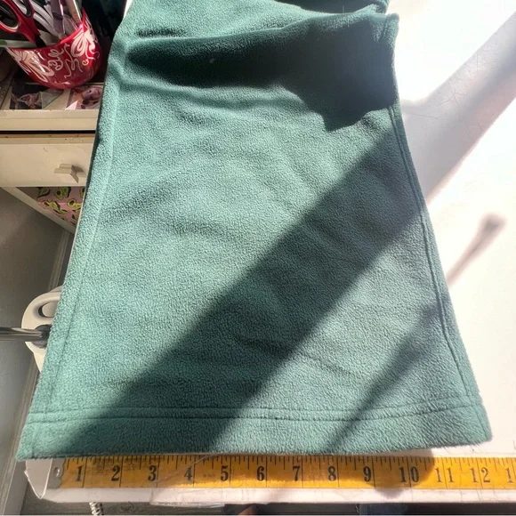 PINK Victoria’s Secret Deep Forest Green Fleece Wide Leg Cargo Joggers Sz M NWT - Picture 7 of 13